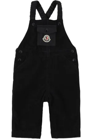 Moncler Salopette Côtelée À Logo