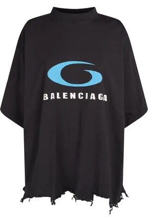 Balenciaga T-shirt Court En Coton Icon Print