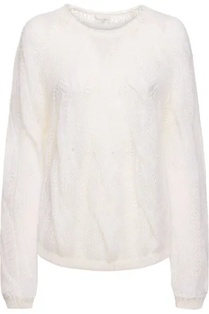 FORTE FORTE Pull-over En Maille Torsadée De Mohair Mélangé
