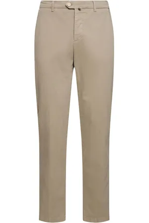 Kiton Pantalon Chino En Coton Mélangé