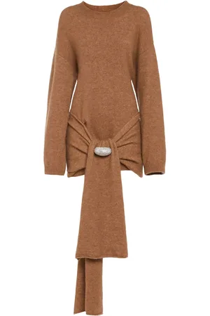 GIUSEPPE DI MORABITO Robe Courte En Maille D’alpaga Mélangé