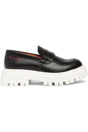 Marni Mocassins En Cuir À Logo