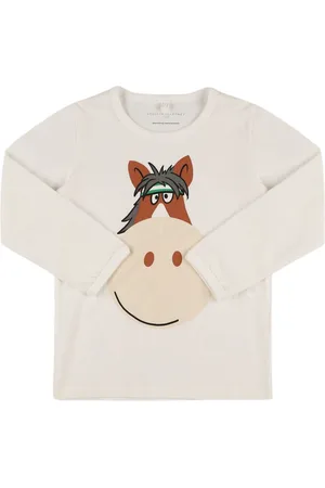 Stella McCartney T-shirt En Jersey De Coton Imprimé