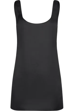 Khaite Robe Courte En Satin De Soie Pranta
