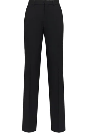 Ami Pantalon Droit En Gabardine De Laine