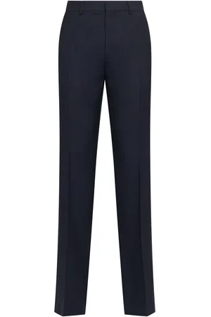 Ami Pantalon Droit En Gabardine De Laine
