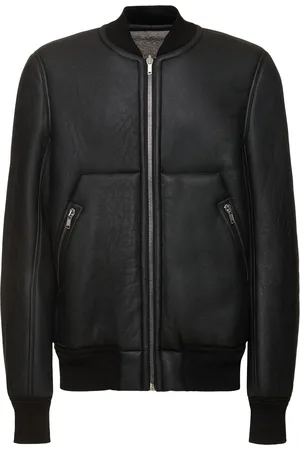 Rick Owens Veste Bomber En Shearling Classic Flight