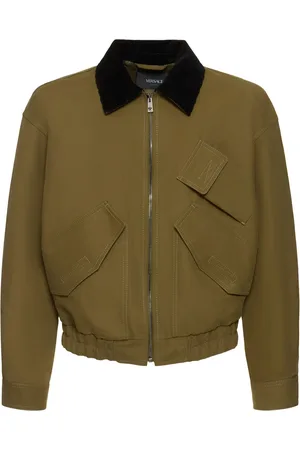 VERSACE Veste Zippée En Coton Doublé