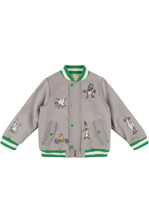 Stella McCartney Veste Bomber En Denim De Coton