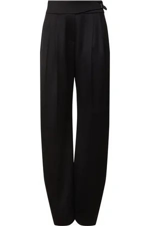 Brunello Cucinelli Pantalon En Satin De Laine