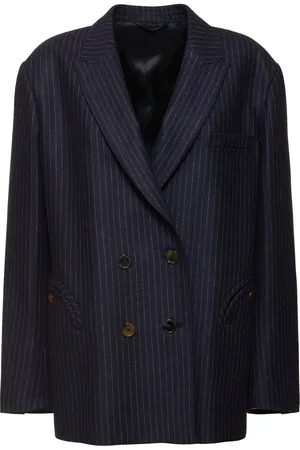 Blazé Milano Blazer En Laine Mélangée Lady Maud Nightbreak