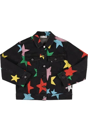 Stella McCartney Veste En Denim De Coton Imprimé