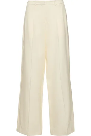 MAGDA BUTRYM Pantalon Droit En Laine Et Soie