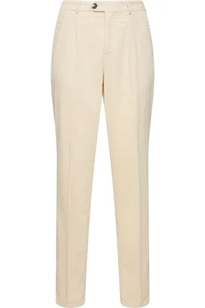 Brunello Cucinelli Pantalon En Coton Côtelé