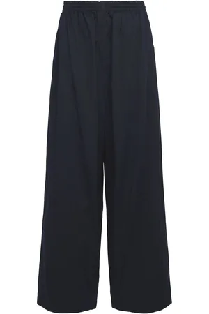 Balenciaga Pantalon Baggy En Sergé De Coton