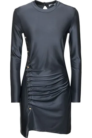 Paco rabanne Robe Courte En Jersey De Viscose Avec Boutons
