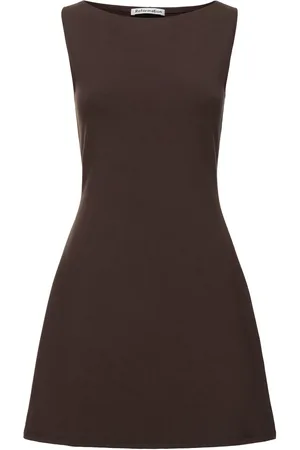 Reformation Robe Mi-longue En Maille De Coton Mélangé Nataly