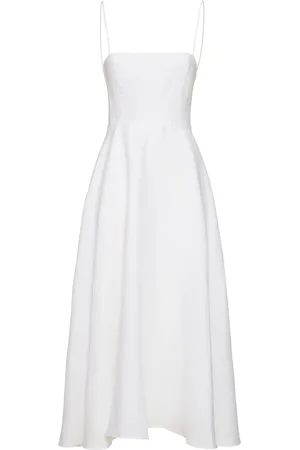 Reformation Robe Mi-longue En Lin Monette