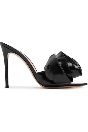 Gianvito Rossi Mules En Cuir Verni Gabrielle 105 Mm
