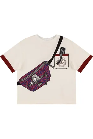 Dolce & Gabbana T-shirt En Jersey De Coton Imprimé