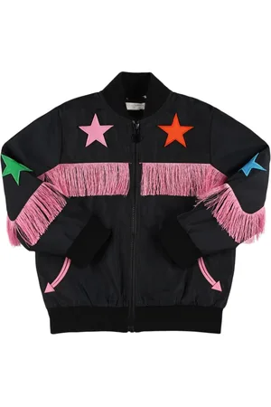 Stella McCartney Veste Bomber En Sergé De Satin Et Polyester