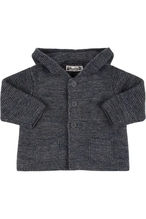 BONPOINT Manteau En Laine Mélangée À Capuche