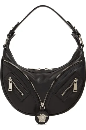 VERSACE Petit Sac À Main En Cuir Lisse