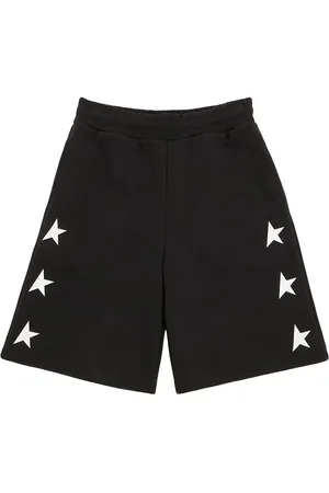 Golden Goose Short En Coton Mélangé Imprimé Étoiles