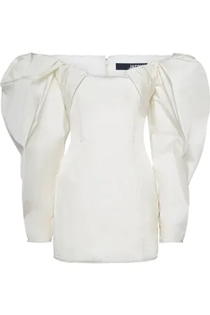 Jacquemus Robe Courte En Crêpe La Robe Taffetas