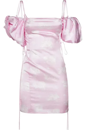 Jacquemus Robe Courte En Satin La Mini Robe Chouchou