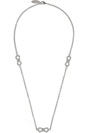 Mach & Mach Collier À Double Nœud En Cristaux