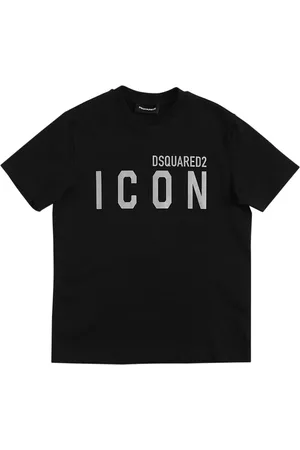 Dsquared2 T-shirt En Jersey De Coton Imprimé Logo Icon