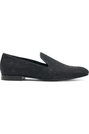 VERSACE Mocassins En Jacquard