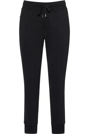 Dolce & Gabbana Pantalon En Jersey De Coton Avec Plaque Logo