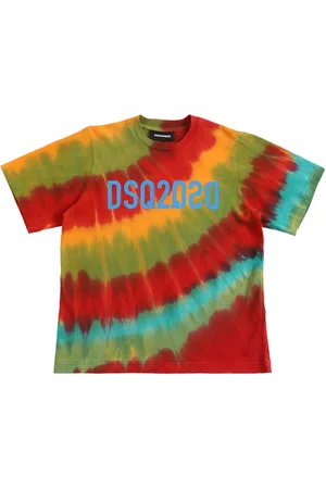 Dsquared2 T-shirt En Jersey De Coton Tie & Dye