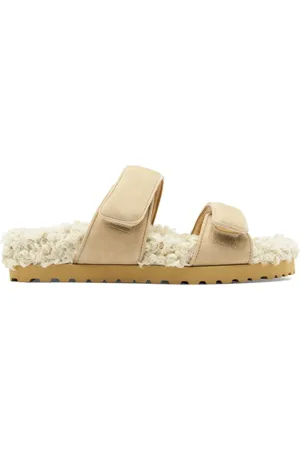 Gia Borghini Claquettes En Shearling Et Daim Alvine Ugh