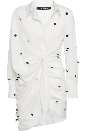 Jacquemus Robe Courte En Crêpe La Robe Bahia