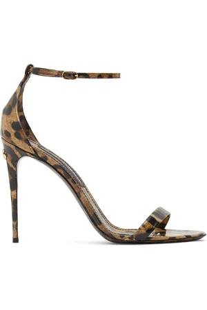 Dolce & Gabbana Sandales En Cuir Verni Keira 105 Mm