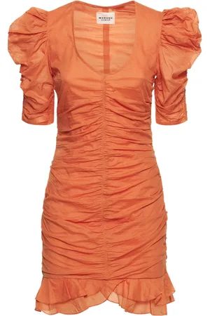 Marant Etoile Robe Courte En Voile De Coton Sireny