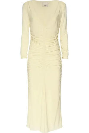 Isabel Marant Robe Longue À Manches Longues En Viscose Laly