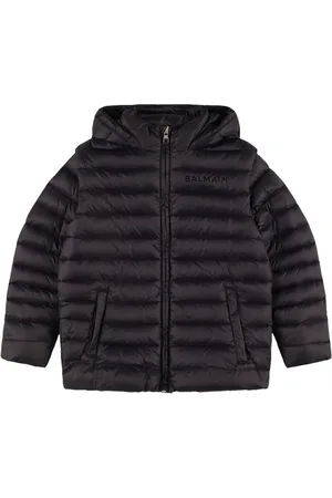 Balmain Doudoune En Polyester À Capuche