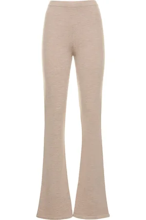 MAGDA BUTRYM Pantalon Droit En Maille De Laine Mélangée