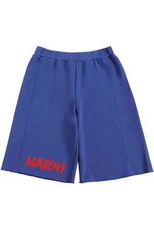 Marni Short En Coton Imprimé Logo