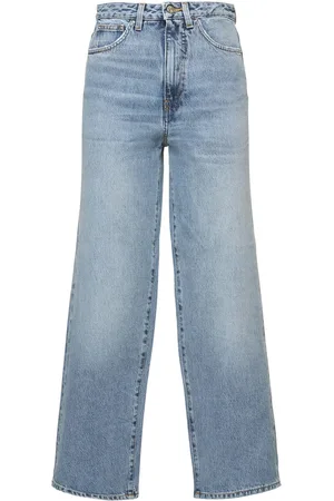 Totême Jean Évasé En Denim De Coton Biologique