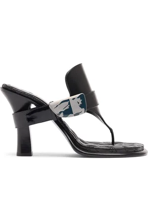 Burberry Sandales En Cuir Lf Bay 100 Mm