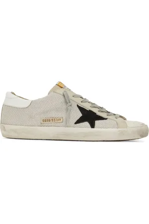 Golden Goose Baskets En Résille Et Daim Super-star 20 Mm