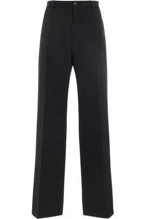 Dolce & Gabbana Pantalon Évasé En Laine Taille Haute