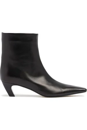 Khaite Bottines En Cuir Arizona 50 Mm