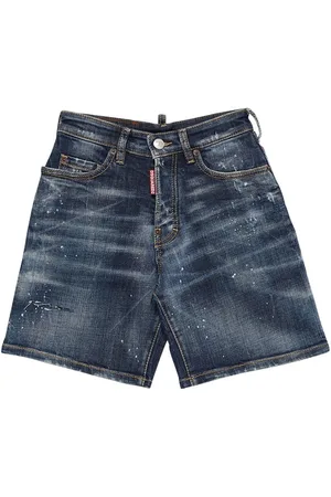 Dsquared2 Short En De Coton Stretch Usé