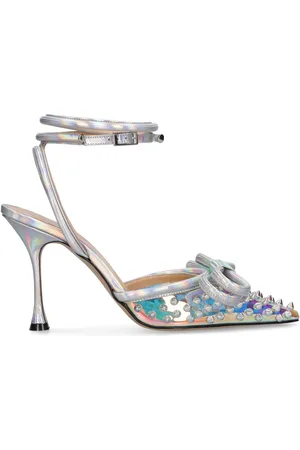 Mach & Mach Escarpins En Pvc Et Cuir À Double Nœud 100 Mm